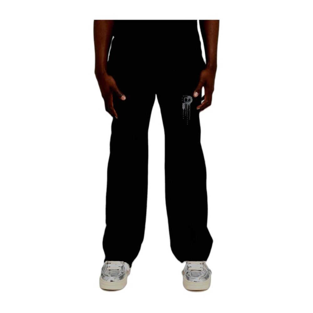 Purple Brand Pants Fleece Cut Off Mens Black M4159